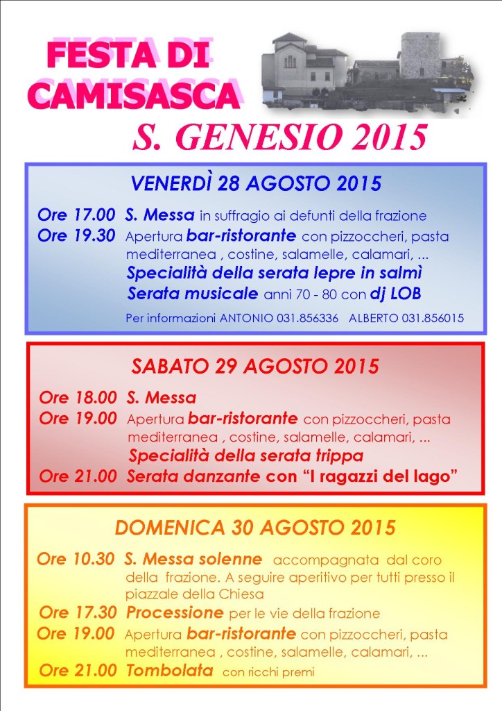 Festa san genesio